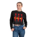 Tigray flag Women’s Cropped Hooded T-shirt