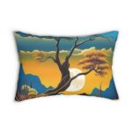 Spun Polyester Lumbar Pillow