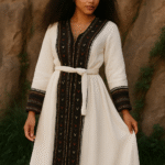 Modern Ethiopian and Eritrean Habesha Kemis - Habesha dress for wedding, graduation and occasions