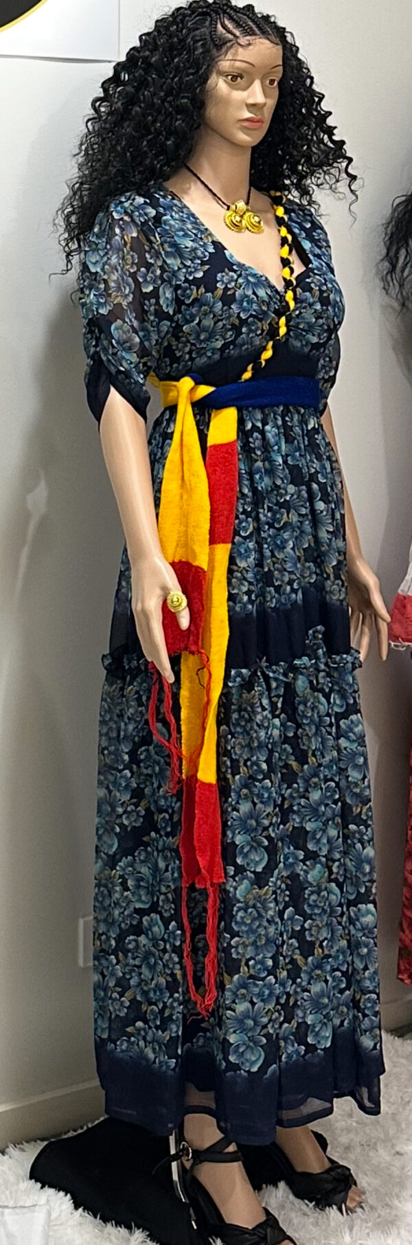 Shewhat Design Ethiopian And Eritrean Chiffon Dress New/ሽፎን ቀሚስ