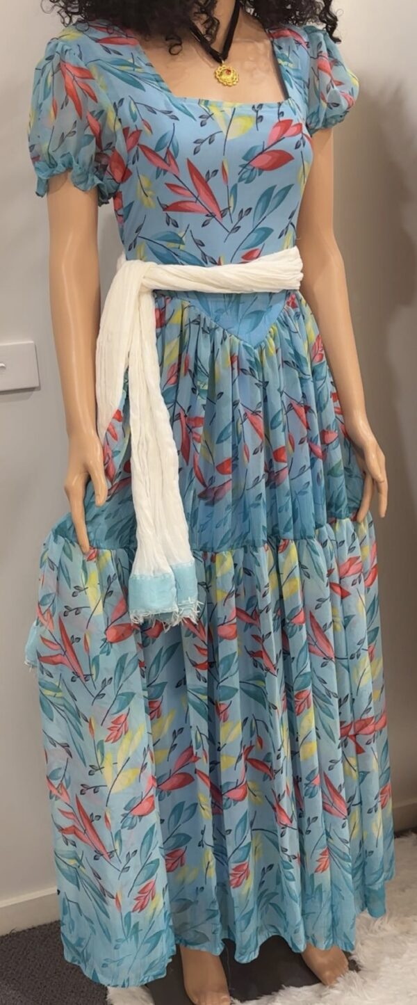 Shewhat Design Ethiopian And Eritrean Chiffon Dress New/ሽፎን ቀሚስ - Image 5